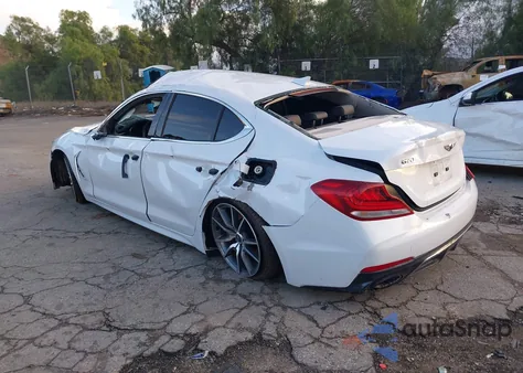 2019 Genesis G70 3.3T Advanced z USA, uszkodzony, nr VIN KMTG54LE6KU025996